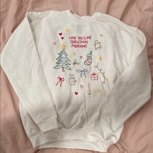 Krista Horton Staykation White Christmas Sweatshirt